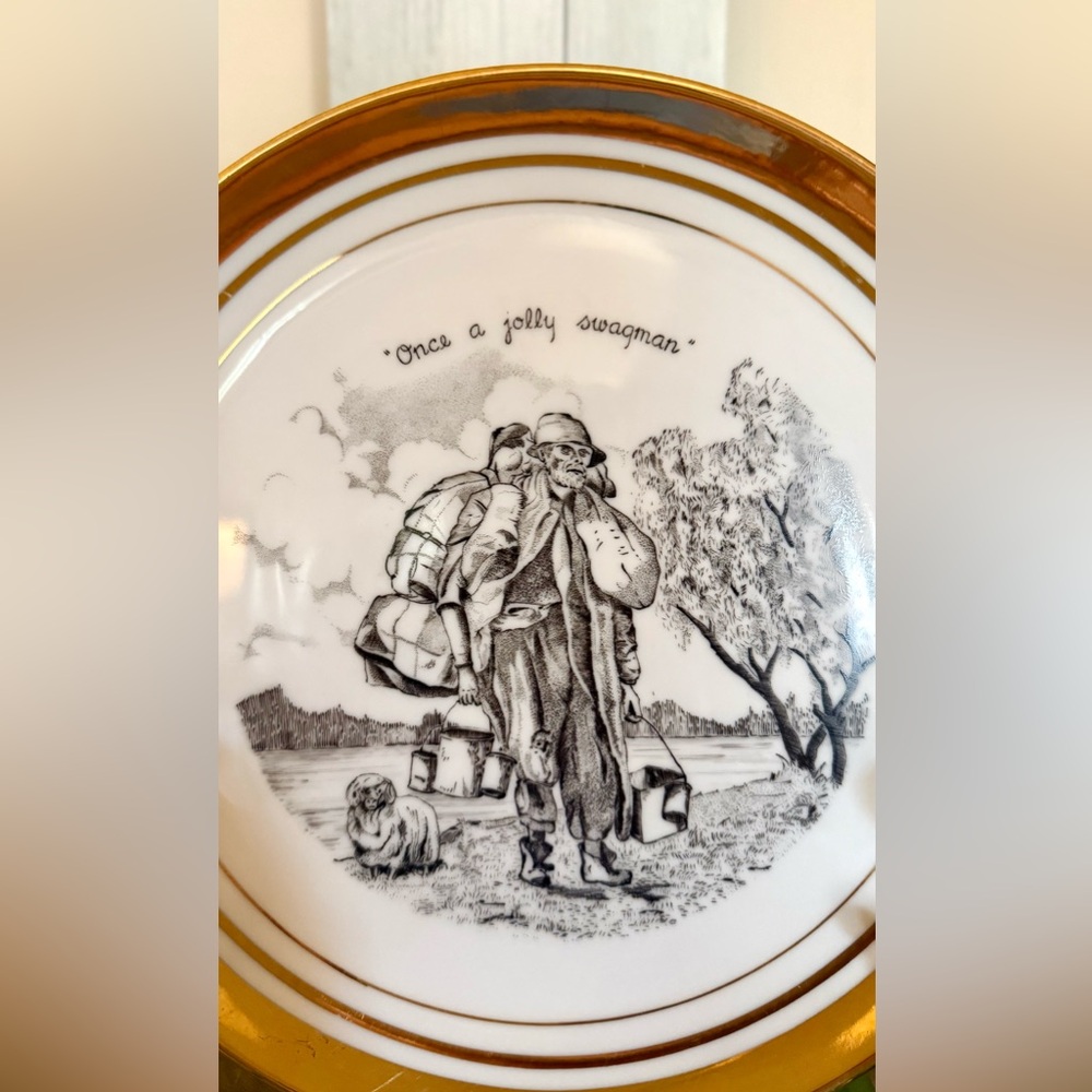 Vintage Westminster Australia Fine China Collectors Plate, “Waltzing Matilda” - Picture 2 of 6